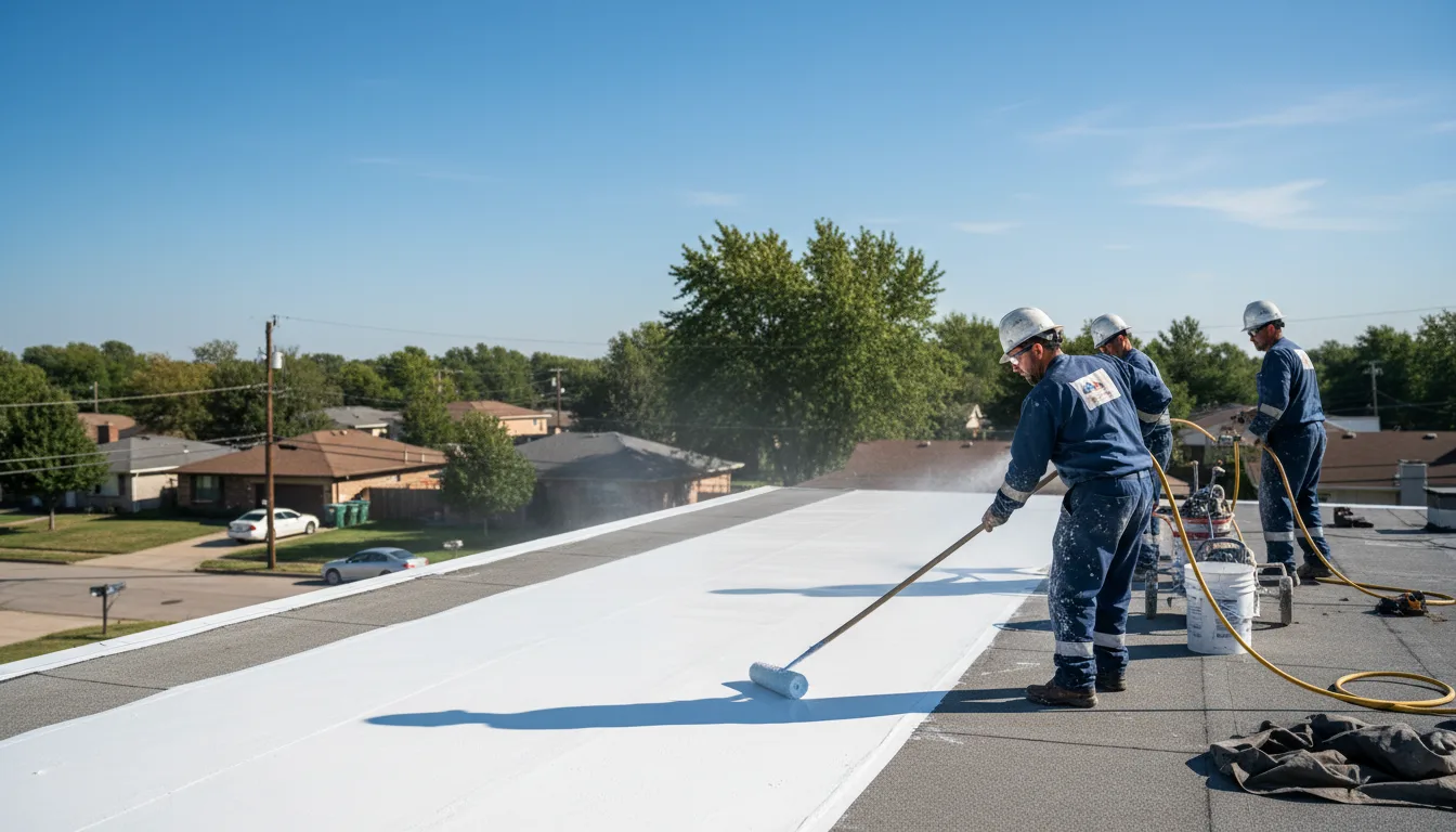 Commercial roof coating in Addison, PA near me